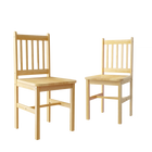 Jaya Natural Dining Chair - Set of 2 Chairs