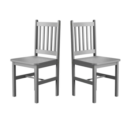 Jaya Grey Dining Chair - Set of 2 Chairs