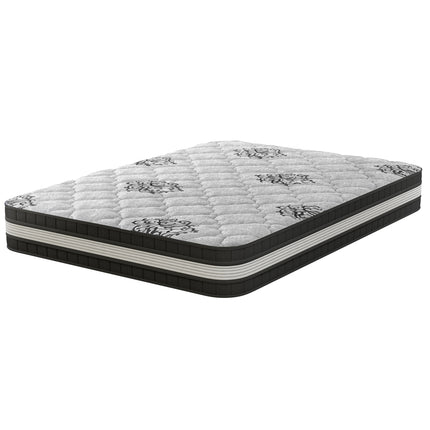Ascot Grey - Hybrid Double Mattress 4ft6