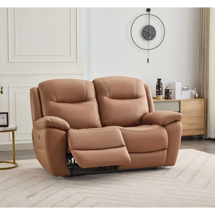 Braga - 3+2 Electric Recliner Tan Suite