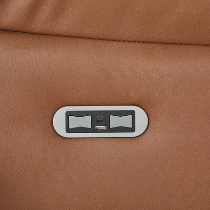 Braga - 3+2 Electric Recliner Tan Suite