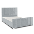 Brook - Vertical Lines Plush Velvet Divan Base | 4ft6 Double
