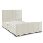 Brook - Vertical Lines Plush Velvet Divan Base | 5ft Kingsize