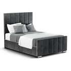 Brook - Chenille Black King Size Divan Base (5ft)