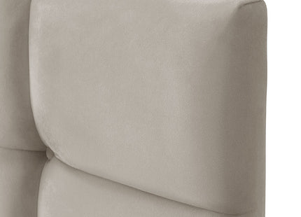 Plush Velvet - Cubed Buttoned Double Headboard (4ft6 )