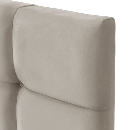 Plush Velvet - Cubed Buttoned Double Headboard (4ft6 )