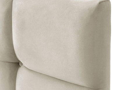 Plush Velvet - Cubed Buttoned Double Headboard (4ft6 )