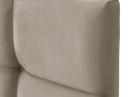 Plush Velvet - Cubed Buttoned Double Headboard (4ft6 )