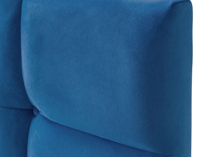 Plush Velvet - Cubed Buttoned Double Headboard (4ft6 )