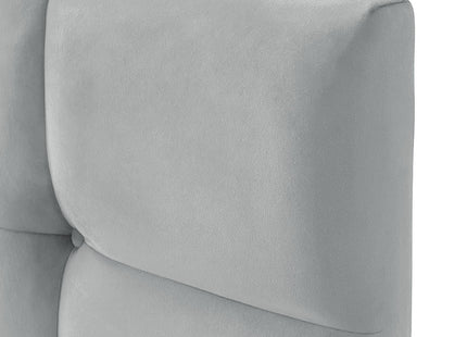 Plush Velvet - Cubed Buttoned Double Headboard (4ft6 )