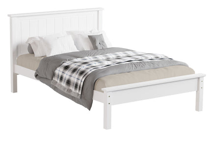 Chester - White Double Bed & Mattress ( 4ft6 )