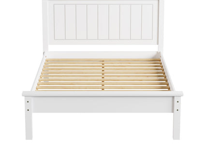 Chester - White Double Bed & Mattress ( 4ft6 )