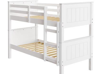 Chester - White Single Bunk Bed Frame