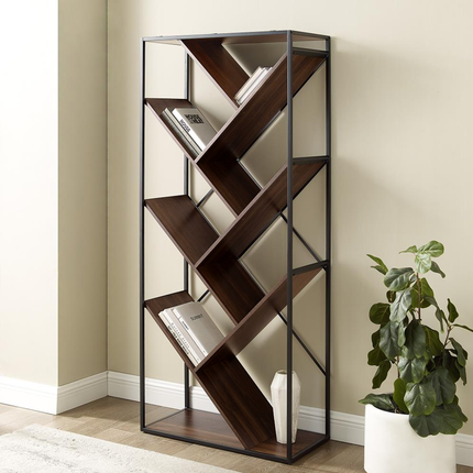 Comet - Dark Oak Book Shelf