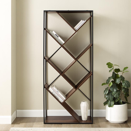 Comet - Dark Oak Book Shelf