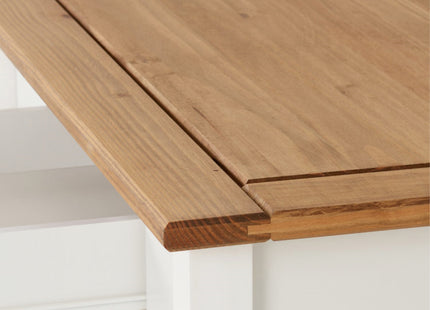 Corona - 1 Drawer White Coffee Table