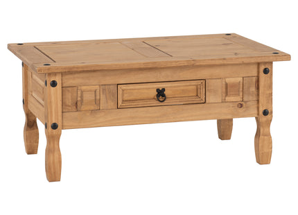 Corona - 1 Drawer Pine Coffee Table