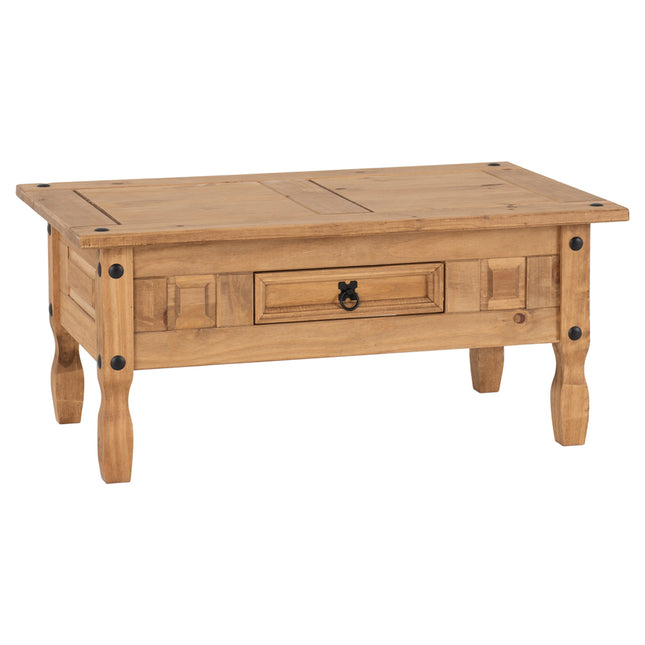Corona - 1 Drawer Pine Coffee Table