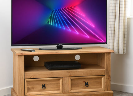 Corona Flat Screen TV Unit Pine