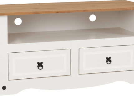 Corona - Flat Screen TV Unit White