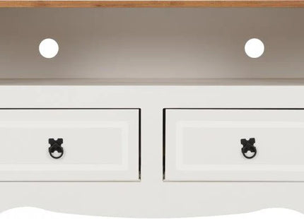 Corona - Flat Screen TV Unit White