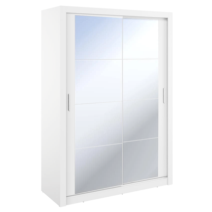 Cuba 1.2m 2 Door Sliding Wardrobe | White