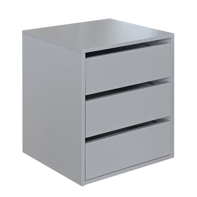 Cuba - Grey Bedside Locker