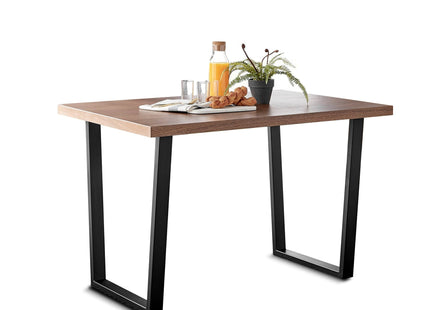 Kerry - 4 Seat Dark Oak Wood Effect Dining Table