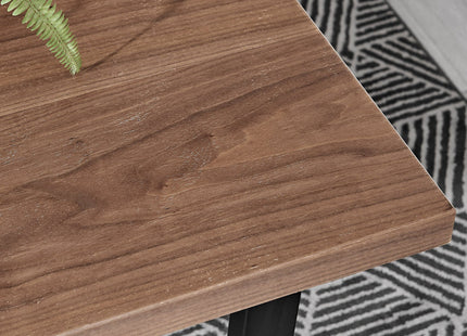 Kerry - Dark Oak Wood Effect Dining Table & 4 Elba Grey Dining Chairs