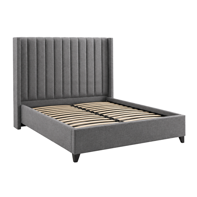Egon - Upholstered Ottoman Lift Up Storage Divan Base| 6ft Super King Size