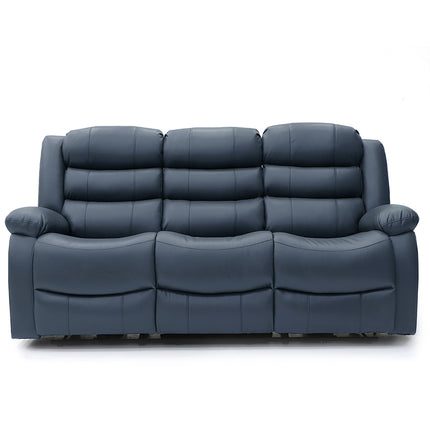 Electra - 3+2 Blue Electric Recliner Suite with Drinks Tray