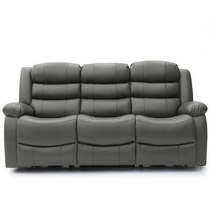 Electra - 3+2 Grey Electric Recliner Suite with  Drinks Tray