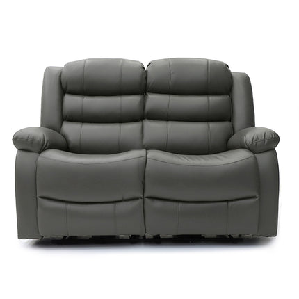 Electra - 3+2 Grey Electric Recliner Suite with  Drinks Tray