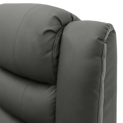 Electra - 3+2 Grey Electric Recliner Suite with  Drinks Tray