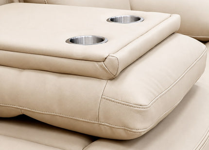 Gravity - 3+2 Sand Recliner with Drinks Tray