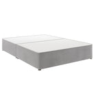 HL - Plush Silver Small Double Split Divan Base (4ft)