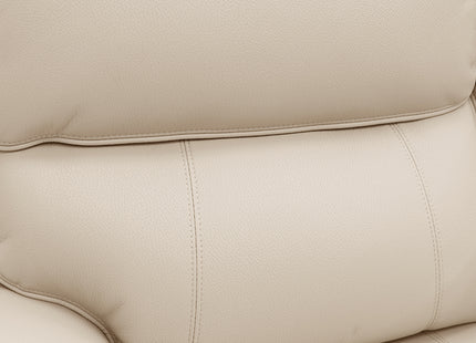Intel - 3+2 Cream Electric Recliner with Heated Seats & Massage