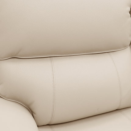 Intel - 3+2 Cream Electric Recliner with Heated Seats & Massage