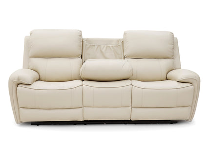 Intel - 3+2 Cream Electric Recliner with Heated Seats & Massage