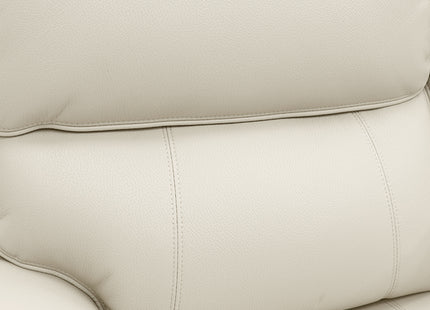 Intel - 3+2 Cream Electric Recliner with Drinks Tray