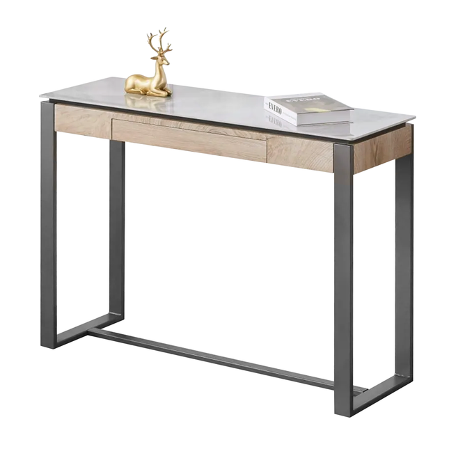 Jersey - Sintered Grey Stone Console Table