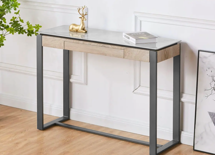 Jersey - Sintered Grey Stone Console Table