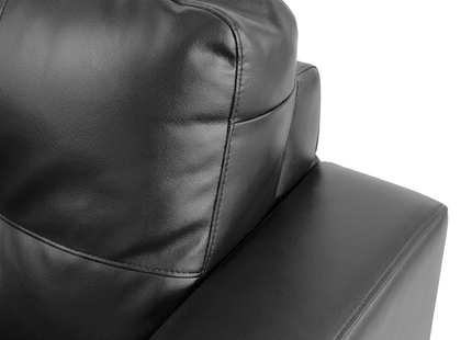 Jessica - Black 3 Seater Sofa