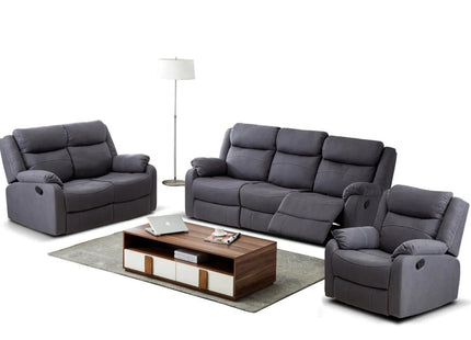 Jonas 3+2+1 Suite Dark Grey