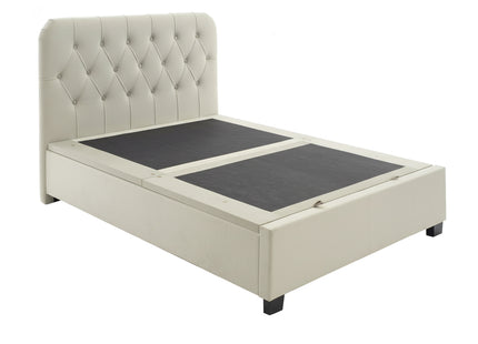 Kensington - Upholstered Ottoman Lift Up Storage Divan Base| 5ft Kingsize