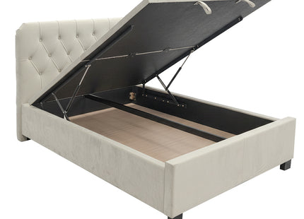Kensington - Upholstered Ottoman Lift Up Storage Divan Base| 5ft Kingsize