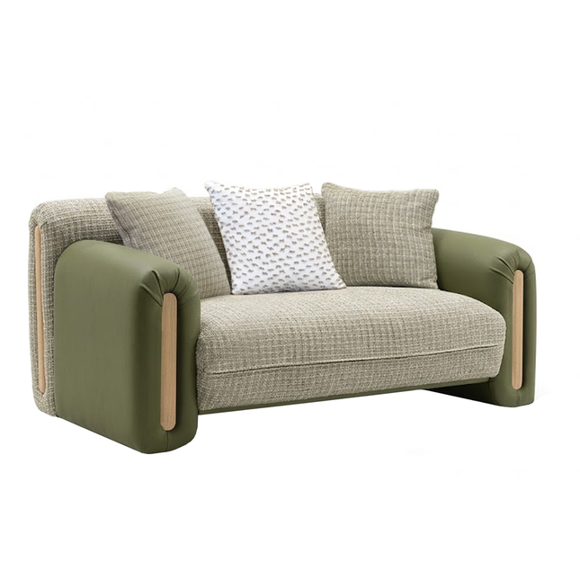 Magnum - Green Fabric 2 Seater Sofa