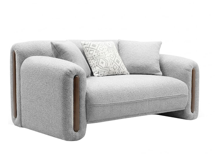 Magnum - Grey Fabric 2 Seater Sofa