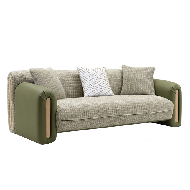 Magnum - Green Fabric 3 Seater Sofa