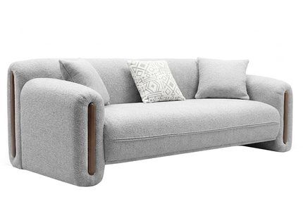 Magnum - Grey Fabric 3 Seater Sofa